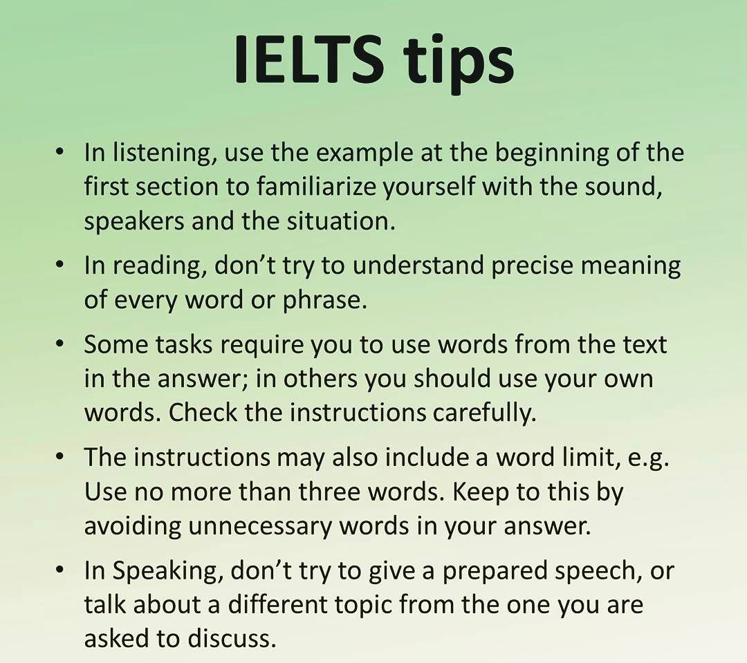 Italki Tips For Those Of You Who Want To Do The Ielts Test Follow Me