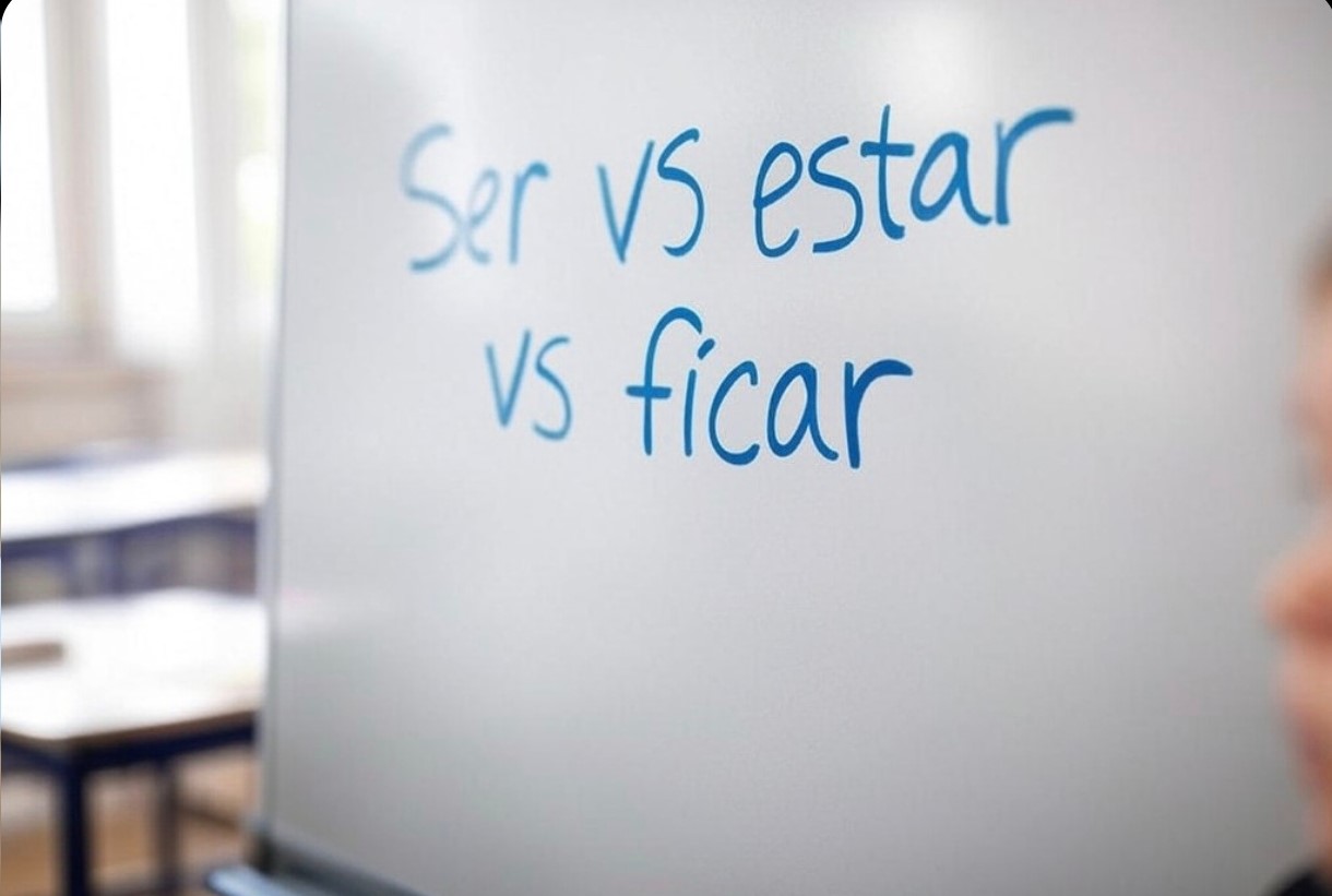 italki - Explicação sobre o uso de SER, ESTAR e FICAR em português Os ...