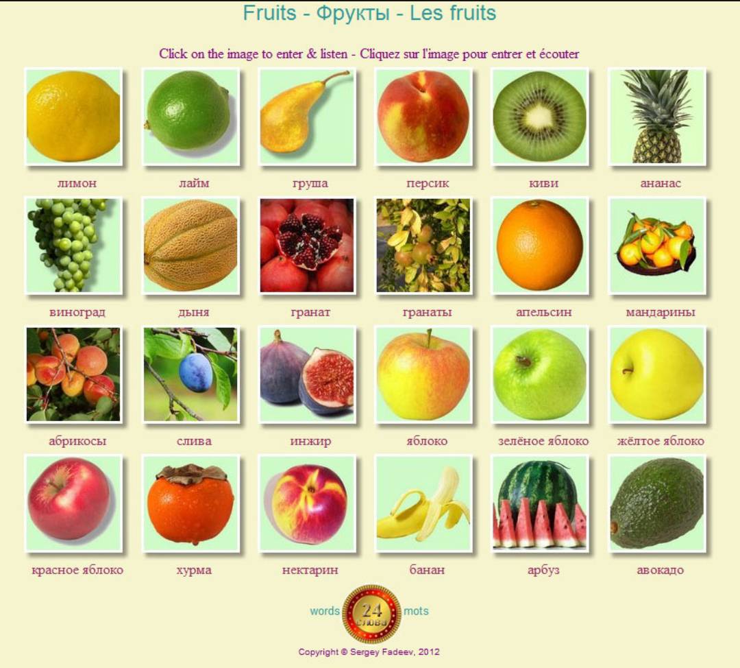 italki Pouvezvous me donner les noms de ces fruits en français ?[Image]