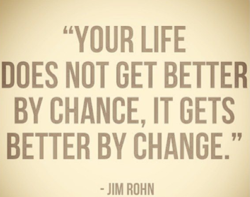 Do your life better. Chance change. Джим Рон (Jim Rohn) афоризмы. Action inspiration Motivation. It gets better.