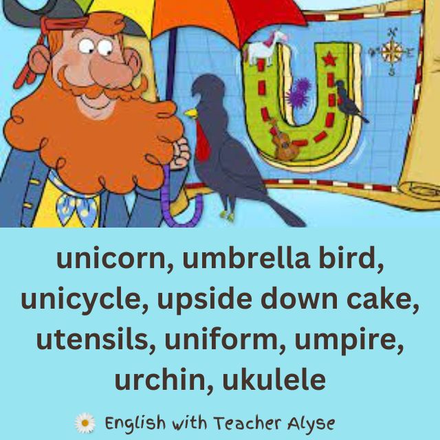 Letter U