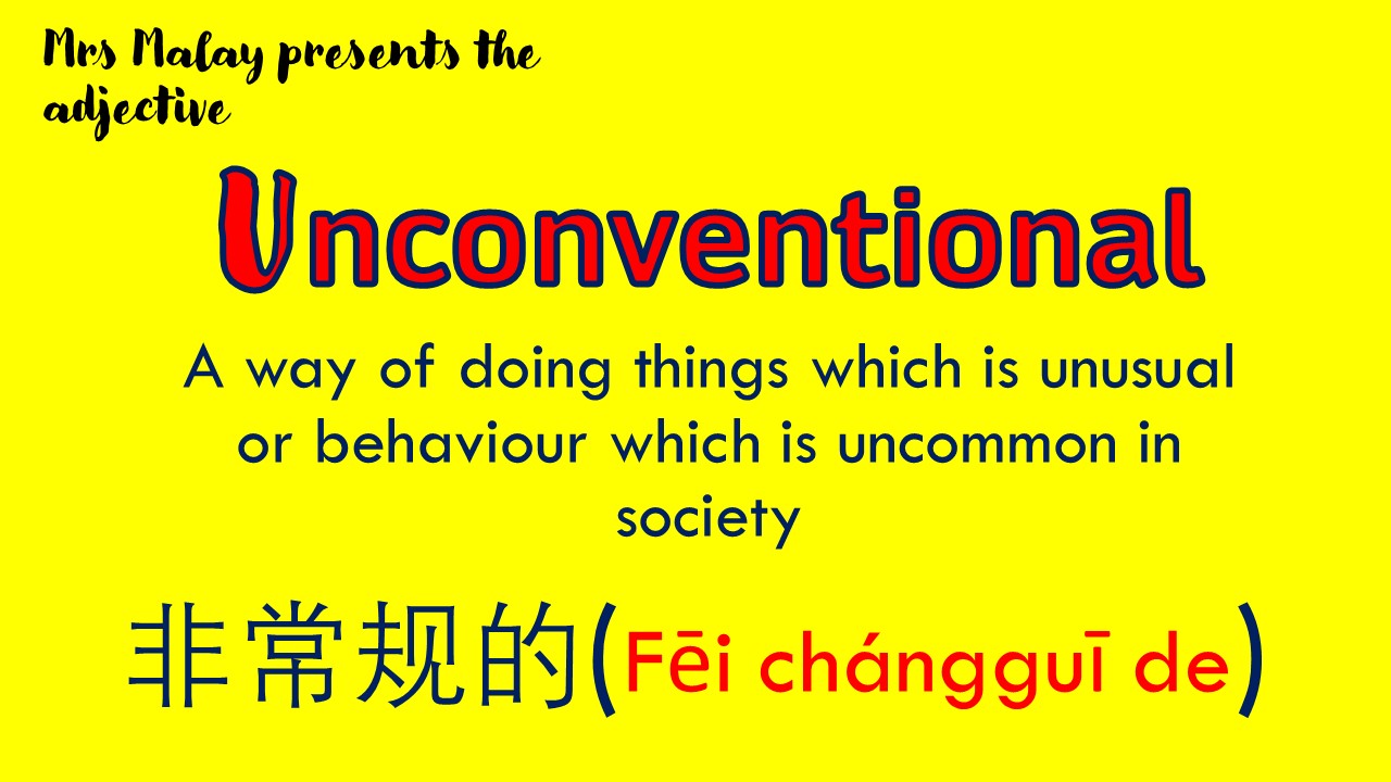 Italki - Are You An UNCONVENTIONAL Person? If You Are An UNCONVENTIONAL ...