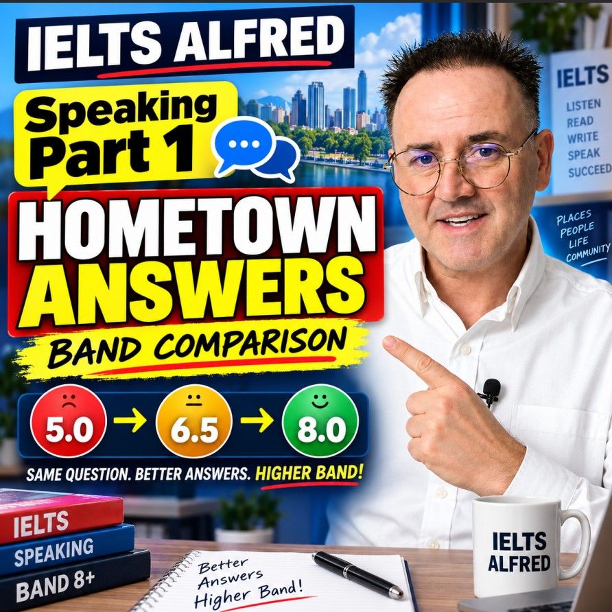 IELTS Speaking Part 1. From Band 6.5 to 8: Hometown Answers.