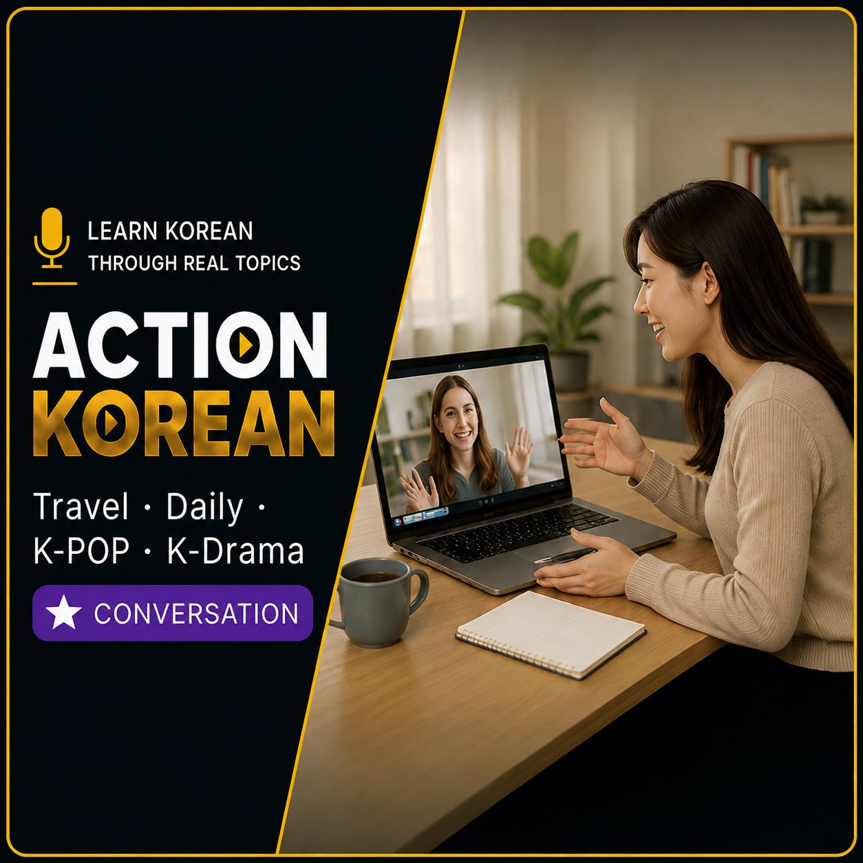 Korean Conversation — Jimin's Big News