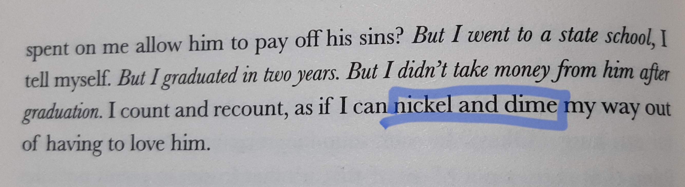 italki Could someone explain what "nickel and dime" means here? The