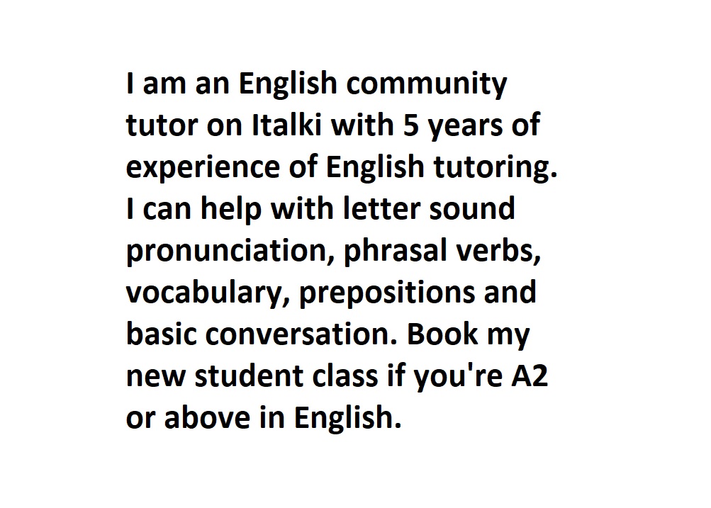 italki - I'm a native English speaker ( never been overseas) and an ...