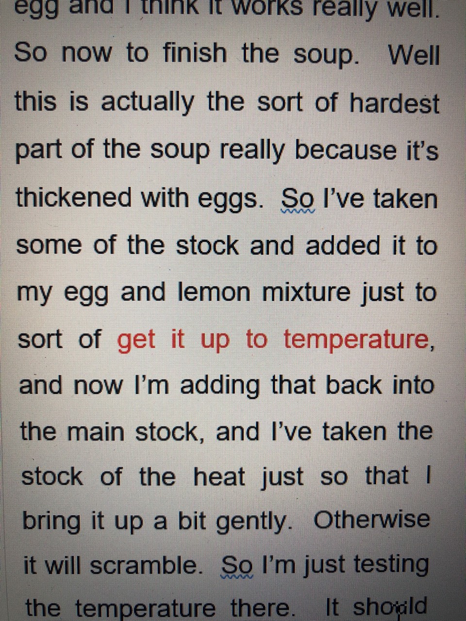 italki What does "get it up to temperature" mean? To make it cooler