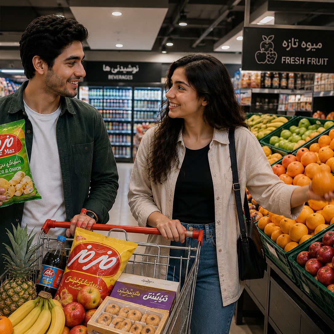 قسمت ۱۳: در سوپرمارکت (خرید برای مهمانی)Episode13: Supermarket
