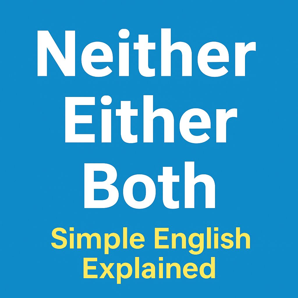 Either, Neither or Both?