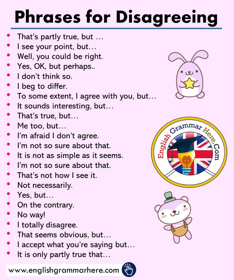 Italki English 101 Phrases Of Disagreeing Image 