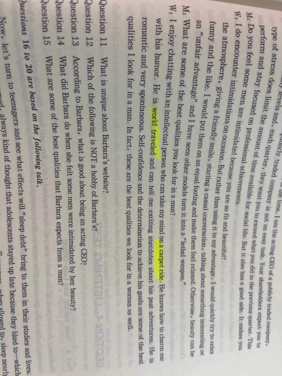 italki What does the “take my mind on a carpet ride” mean in the