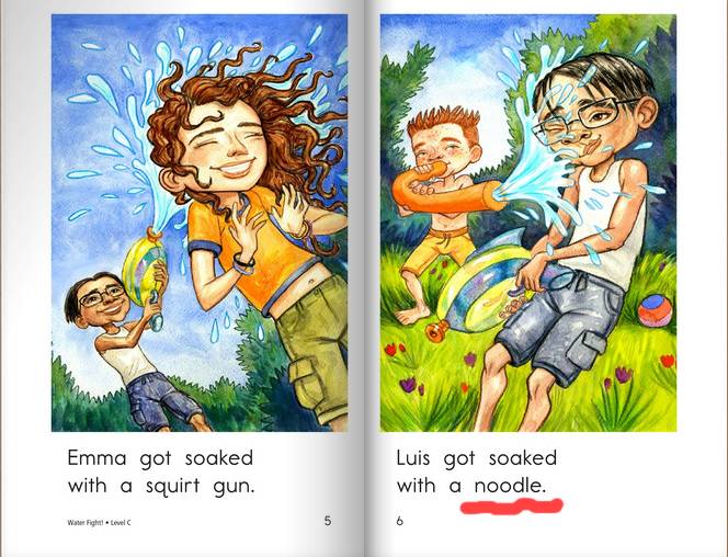 italki Hi guys, What does the "noodle" mean below. this sentence is from my nephew's book RAZ