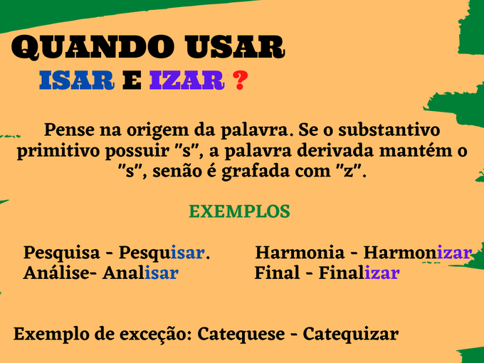 Algumas palavras com suas traduções e exemplos